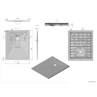 Душевой поддон Vincea VST-4SR9011W 110x90