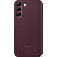 Чехол для телефона Samsung Smart Clear View Cover для S22+ (бургунди)