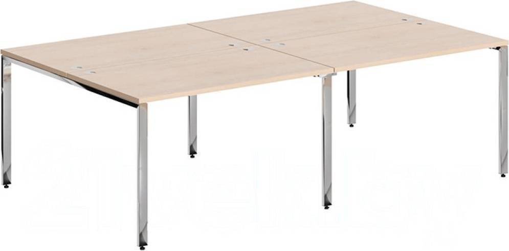 

Стол Skyland Xten-Gloss XGWST 2414.1 (бук тиара/нержавеющая сталь)