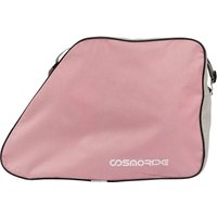 Роликовые коньки Cosmoride Fei + набор защиты (р-р 31-34, белый/розовый)