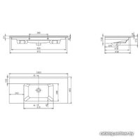 Умывальник CeraStyle Arte VB048A02U00