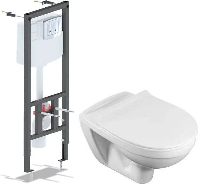 Унитаз подвесной Santek Бореаль 1WH302205 + Ани Пласт WCP1112