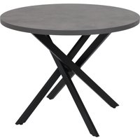 Кухонный стол Аврора Рига D950 (ароза реликтовая/черный)