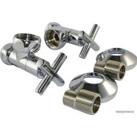 Американка Stinox Комплект с крестообразным вентилем 3/4"x1/2" 971 (хром)