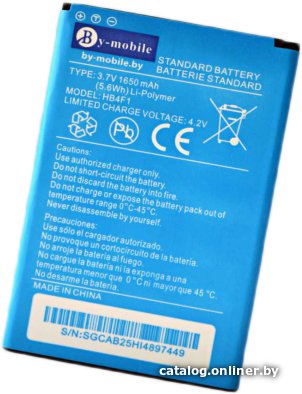 Аккумулятор для телефона By-mobile совместим с Huawei HB4F1