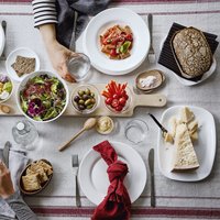 Набор тарелок Bormioli Rocco Парма 28х20 см 4.31241-6 (6 шт) в Гродно