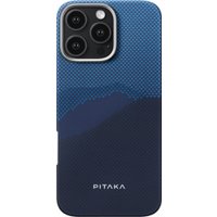 Чехол для телефона Pitaka StarPeak Tactile Woven для iPhone 16 Pro (темно-синий)