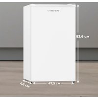 Однокамерный холодильник Meferi MFR83WH Mini Power в Витебске