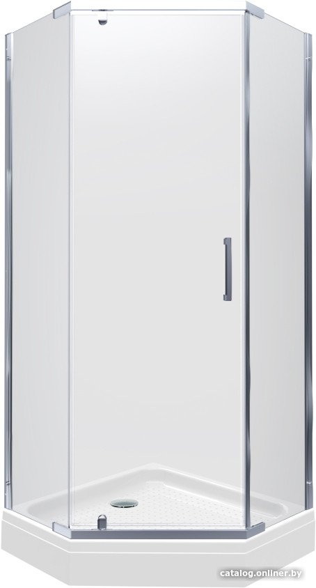 Душевой уголок Triton Дека 90x90 (хром, с поддоном)