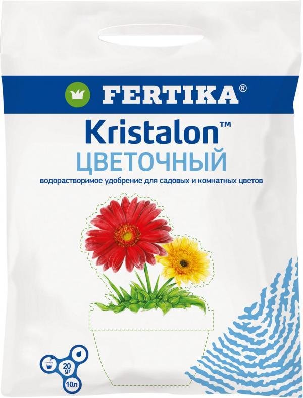 

Удобрение Fertika Кристалон цветочный NPK 18:5:23+3 MG+МИКРО 100 г