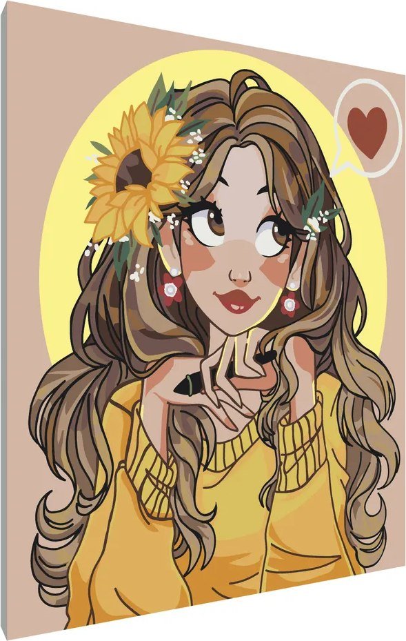 

Картина по номерам PaintLine Мечтательная художница PL-00051