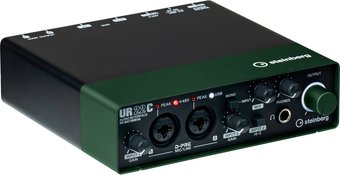 Аудиоинтерфейс Steinberg UR22C (зеленый)