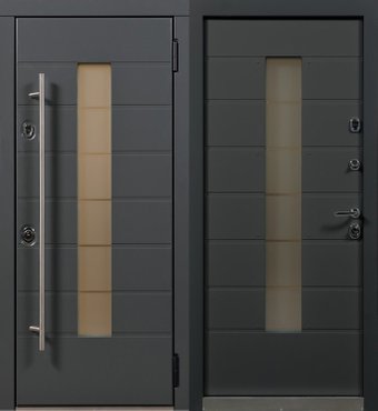 Стальная Линия Форт для дома (черно-серый/черно-серый)