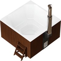 Купель PolarSpa Elite Quattro термососна 200 (темный, с аэромассажем и хромотерапией) в Бресте