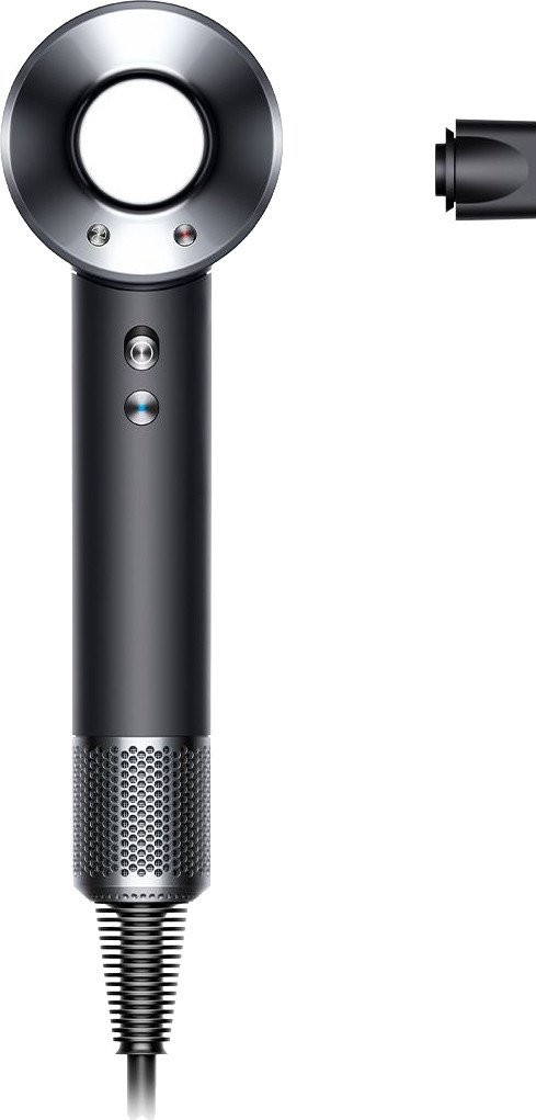 Фен Dyson Supersonic HD08 (с переходником на евровилку, черный/никель)