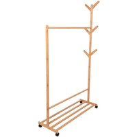 Стойка для одежды AksHome Camellia (бамбук)