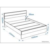 Комплект мебели для спальни Евва Венеция 3 (бодега белый/ясень орландо)