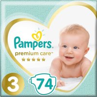 Подгузники Pampers Premium Care 3 (74 шт)