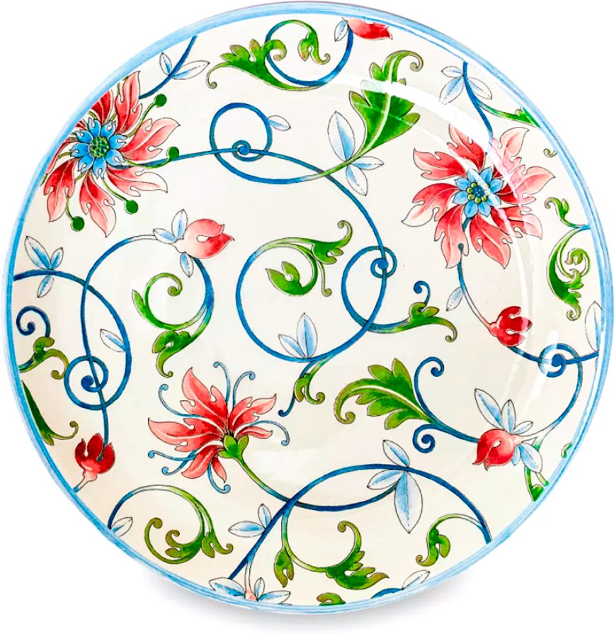 

Тарелка обеденная Grace By Tudor England Botanical Spiral GR04-27PL