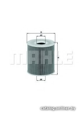 

Масляный фильтр Mahle Knecht OX156D1