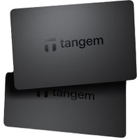 Аппаратный криптокошелек Tangem Wallet 2.0 набор из 2 карт (черный)