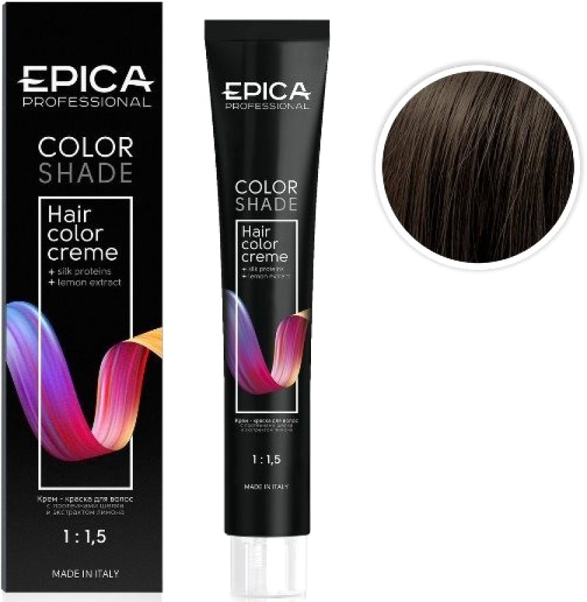 

Крем-краска для волос Epica Professional Colorshade 6.00 темно-русый интенсивный (100 мл)