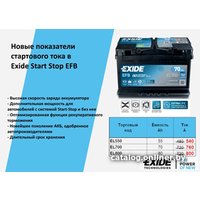 Автомобильный аккумулятор Exide Start-Stop EFB EL700 (70 А·ч)