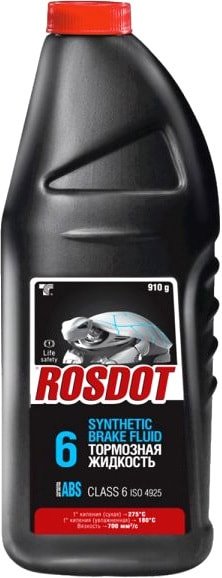 

Тормозная жидкость Rosdot DOT 6 910г 430140002
