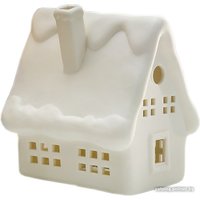 Ночник Лючия Зимняя Избушка 22 186-22 (белый фарфоровый)