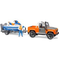 Набор Bruder Land Rover Defender Station Wagon with trailer 02599