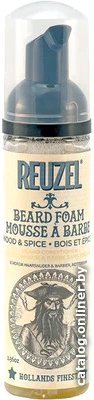 Пена для бороды Reuzel Wood & Spice Beard Foam Несмываемый 70 мл