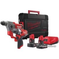  Milwaukee 4933459813 (шуруповерт, перфоратор, 2 АКБ, кейс)