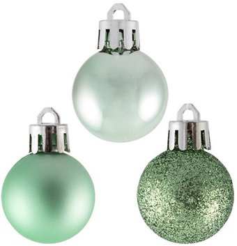 Елочная игрушка Волшебная страна Бирюза 007660 (24 шт, зеленый)