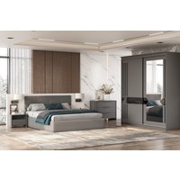 Комод NN мебель МС Камелия 1 К 3 ящика (графит серый)