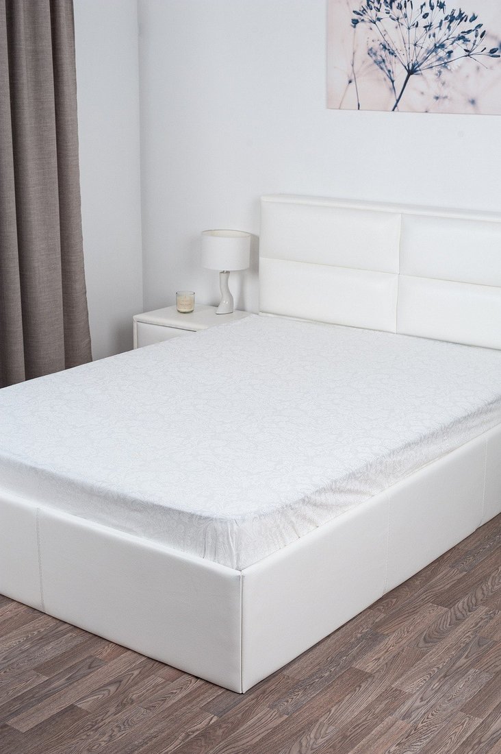 

Постельное белье Миланка Жаккард 200x160x20 1221 (белый, поплин)