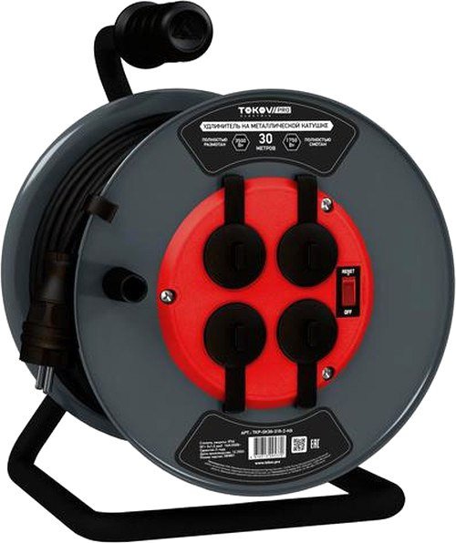 Удлинитель на катушке Tokov Electric TKP-SK30-315-Z-KG