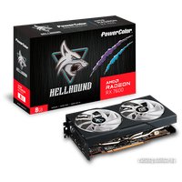 Видеокарта PowerColor Hellhound Radeon RX 7600 8GB GDDR6 RX 7600 8G-L/OC