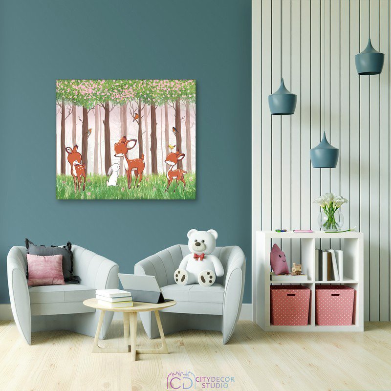Модульная картина Citydecor Magic Forest 2.109 60x70 см