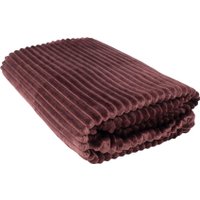 Плед Loon Лайнз 200х220 (коричневый)