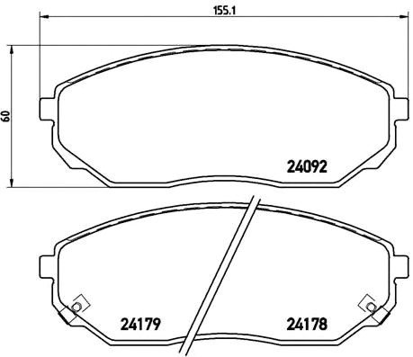

Brembo P30019