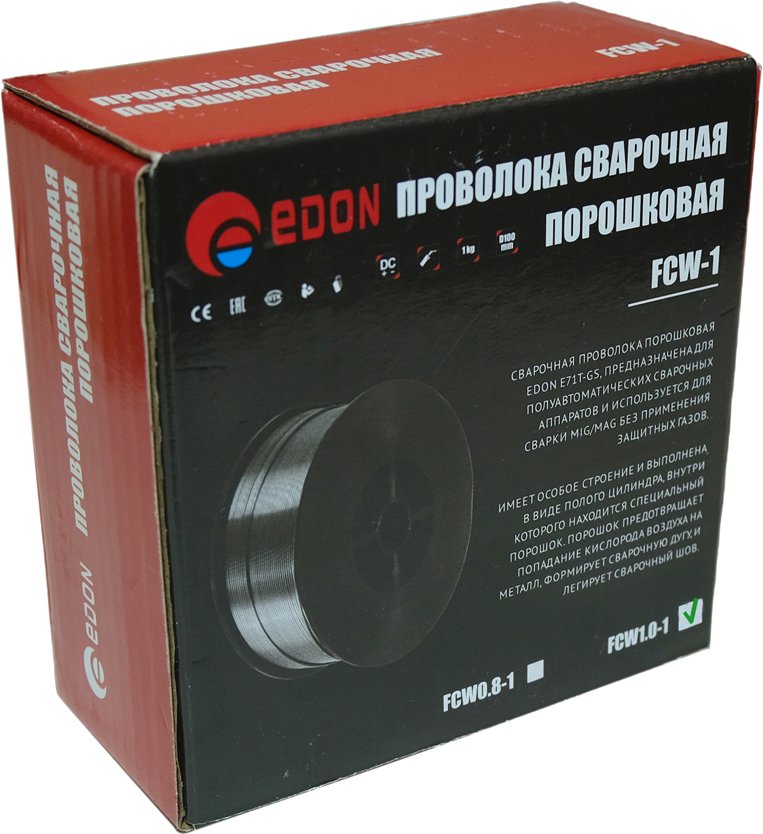 

Сварочная проволока Edon FCW1.0-1