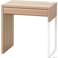 Стол Ikea Микке (беленый дуб) 404.889.04