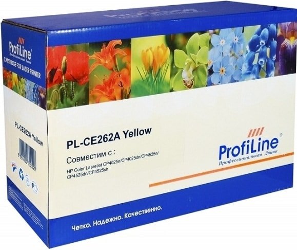 

Картридж ProfiLine PL-CE262A-Y (аналог HP 648A Yellow)