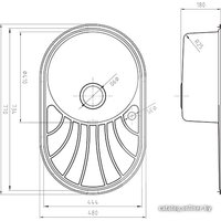 Кухонная мойка IDDIS Suno SUN77SRi77