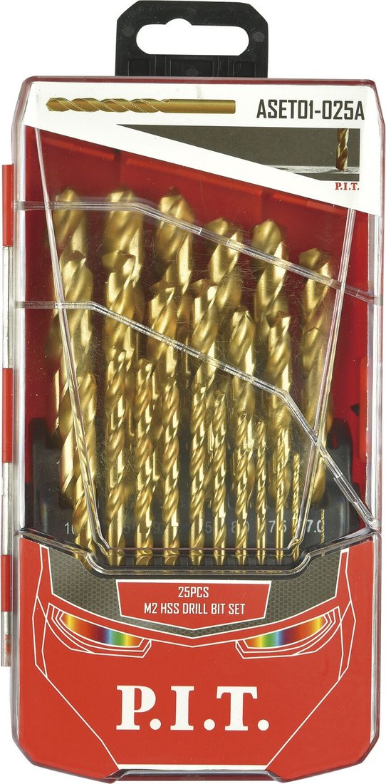 

Набор сверл P.I.T. ASET01-025A