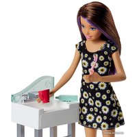 Кукла Barbie Skipper Babysitters Inc. Doll and Playset FJB01