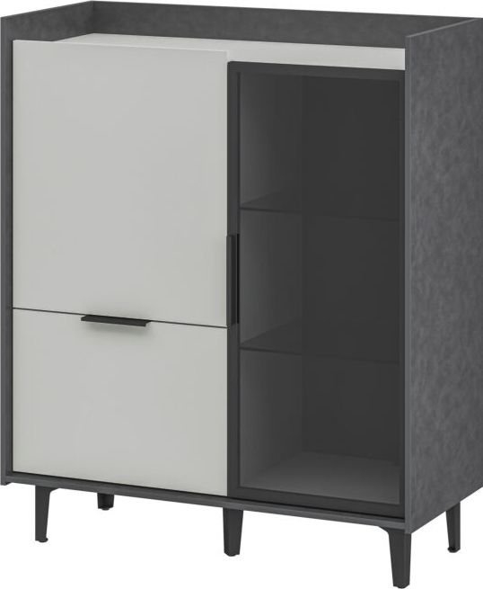 

Шкаф распашной Мебель Неман Модена МН-048-24-Ц1 (лунный камень/металл бруклин)