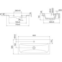  IDDIS Тумба с умывальником Zodiac ZOD8CBFi95K