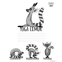 Полуобщая тетрадь Hatber Animals Yoga 24Т5В1 (24 л)