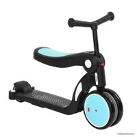 Трехколесный самокат Pituso HD-200B (черный/голубой)